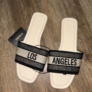 Los Angeles Slides Size 7
